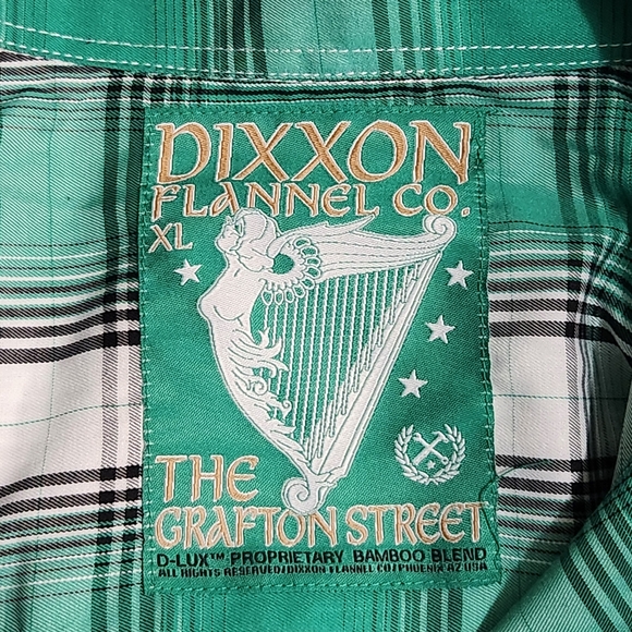 DIXXON Flannel Co. THE Grafton St Bamboo Blend Short Sleeve Shirt Sz XL - Picture 3 of 11